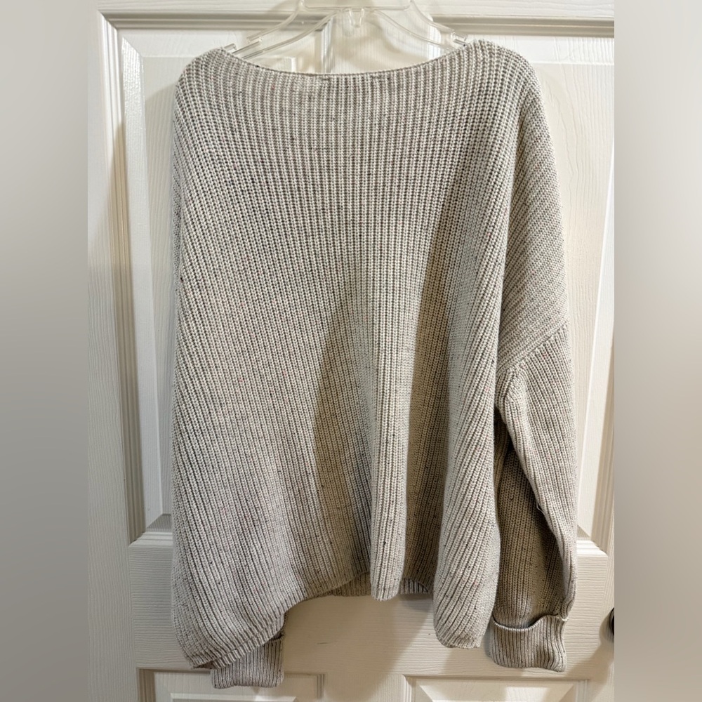 French Connection Cream Crew Neck Sweater - Picture 4 of 5